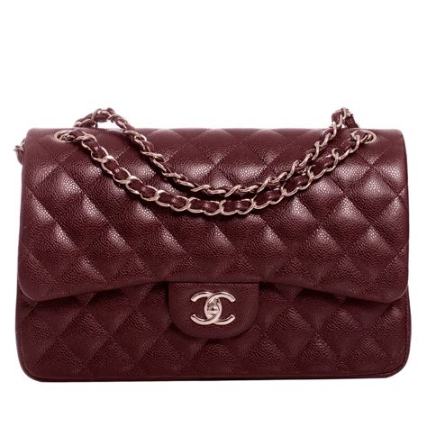 chanel flap bag burgundy|chanel classic flap bag beige.